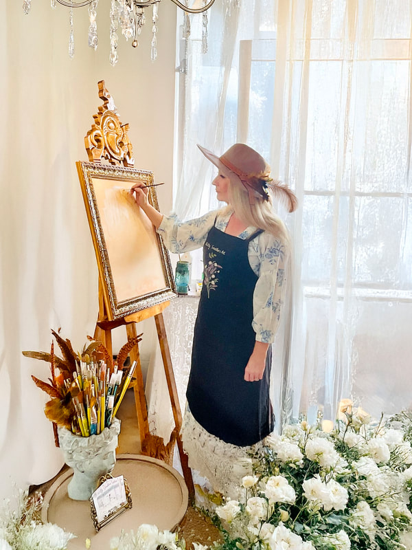 Picture live wedding painter